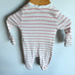 Gap Rib Pink Striped Sleeper / 0-3m