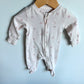 Gap Blush Teddy Pattern Sleeper / 0-3m