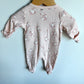 100% Organic Cotton Blush Floral Sleeper / 3m