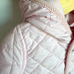 Pink Quilted Bunting Suit / 6m
