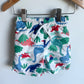 White Dino Swim Shorts / 2T