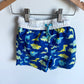 Blue Dino Swim Shorts / 2T