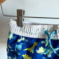 Blue Dino Swim Shorts / 2T