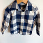 Blue Checkered Dress Shirt  / 2T