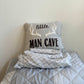 Little Man Cave Crib Sheet Set  (No Shipping)