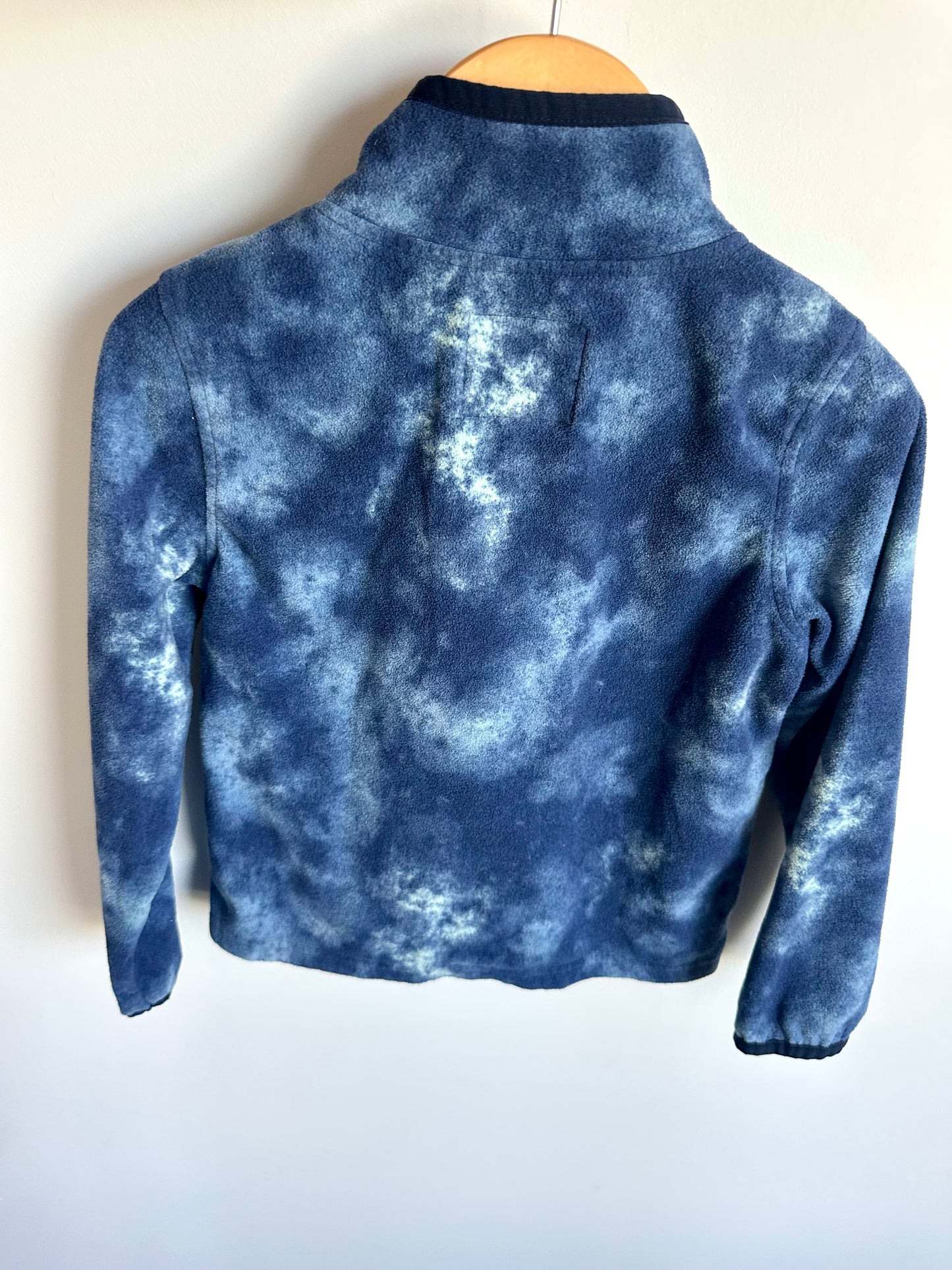 Blue Fleece Camo Zip Sweater / 5T