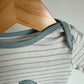 Dino Striped Long Sleeve Top / 6m