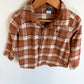 Brown Plaid Button Up / 3T
