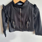 Mayoral Black Stretchy Biker Jacket / 4T