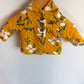 Quilted Yellow + Blue Floral Sweater / 3m