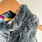 Hatley Grey Faux Fur Long Vest / 4T