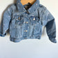 OshKosh Pink Heart Jean Jacket / 18m