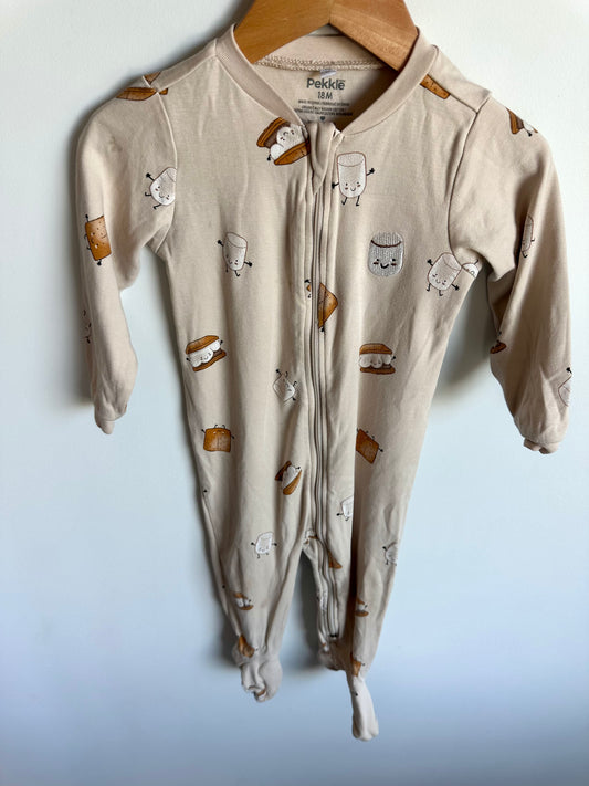 Organic Tan S'mores Sleeper / 18m