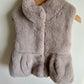 Mayoral Fawn Faux Fur Long Vest / 4T