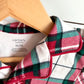Plaid Button Up PJ Set / 3T