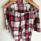Plaid Button Up PJ Set / 3T