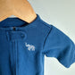 Navy Elephant Footed Sleeper / 0-3m
