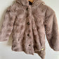 Deux Par Deux Soft Faux Fur Hooded Coat / 18m