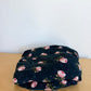 100% Cotton Navy Rose Fitted Crib Sheet