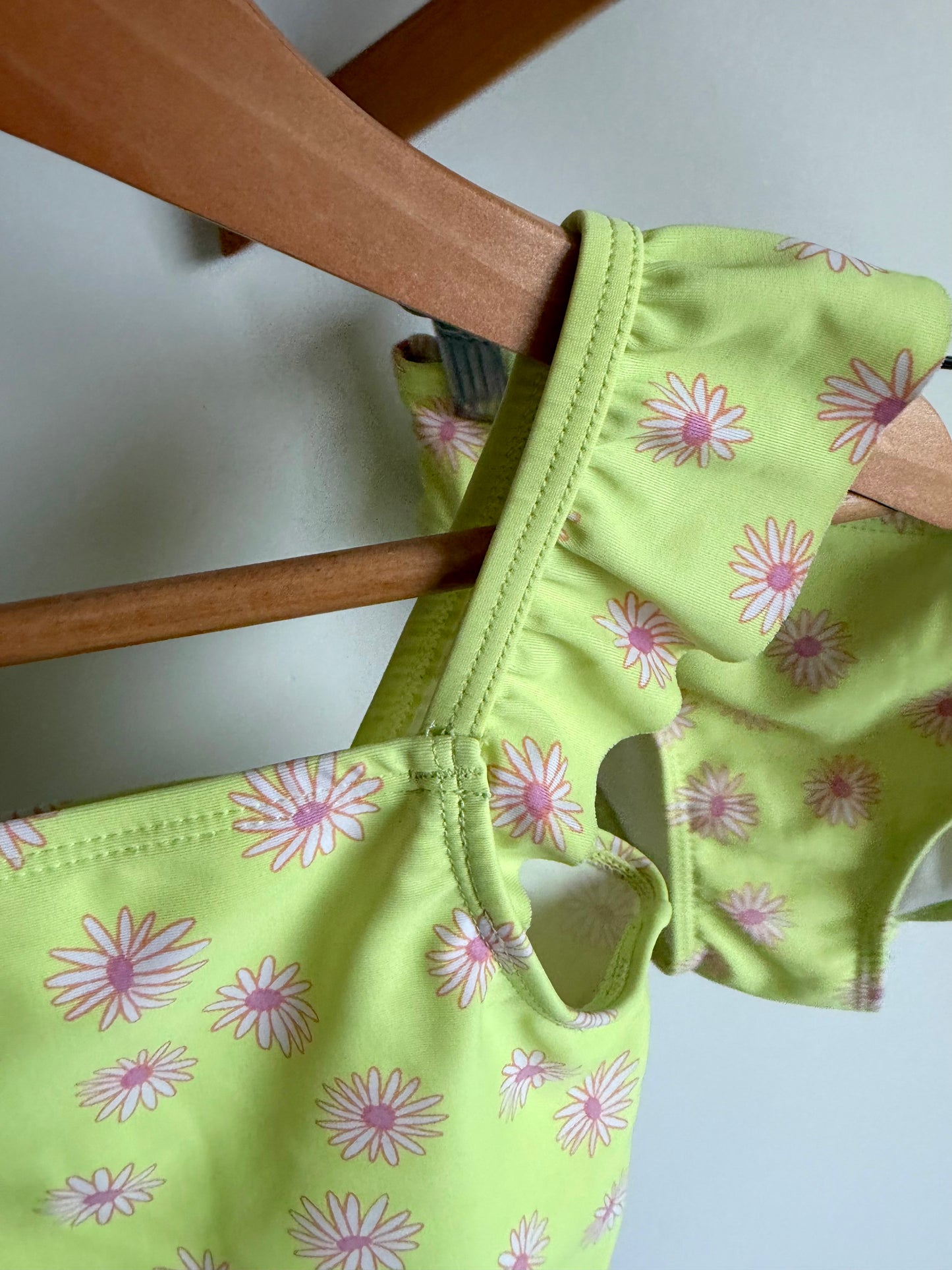 Lime Flower Swimsuit / 5 years