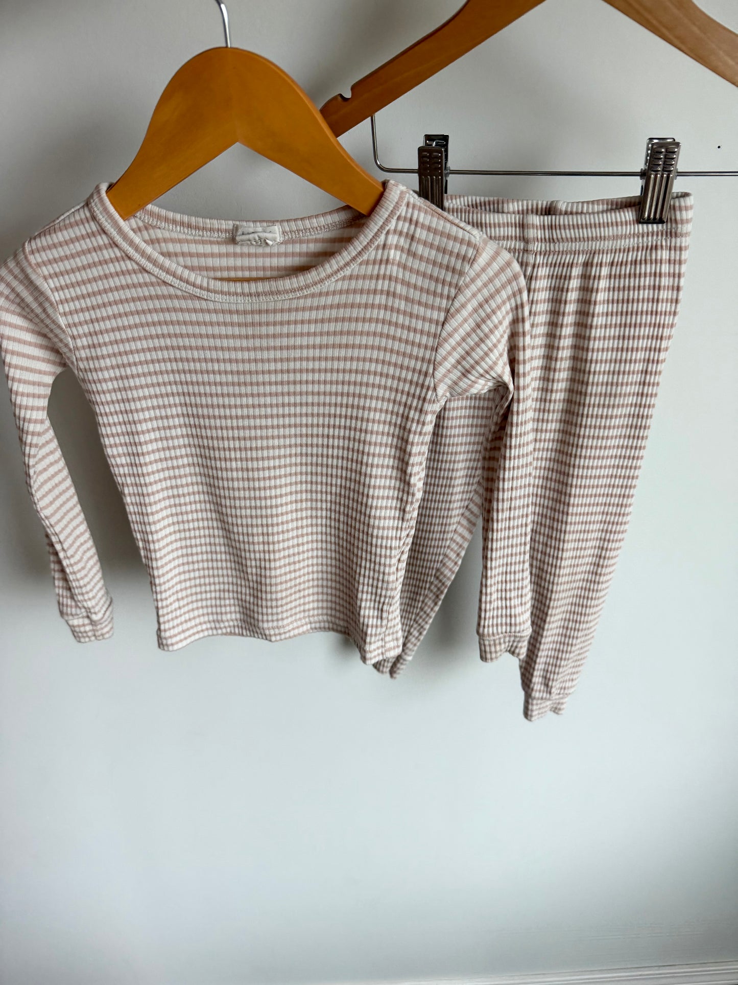 Stripes Long Sleeve PJ Top + Pants / 24m