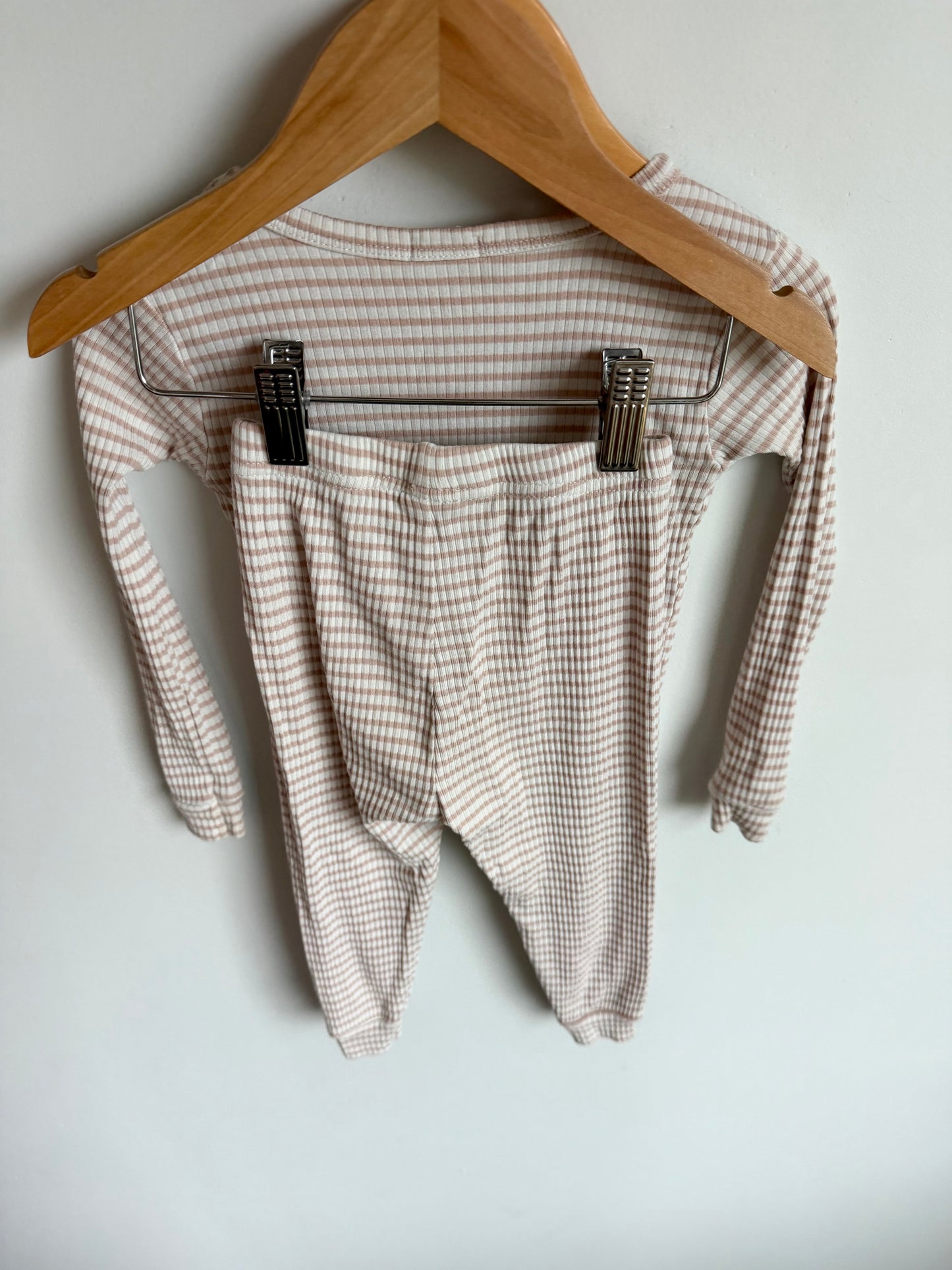 Stripes Long Sleeve PJ Top + Pants / 24m