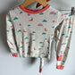 Hatley Rainbow, Moon, Cloud PJ Set / 2T