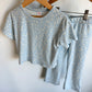 Blue Floral T-shirt + Pants Set / 4T