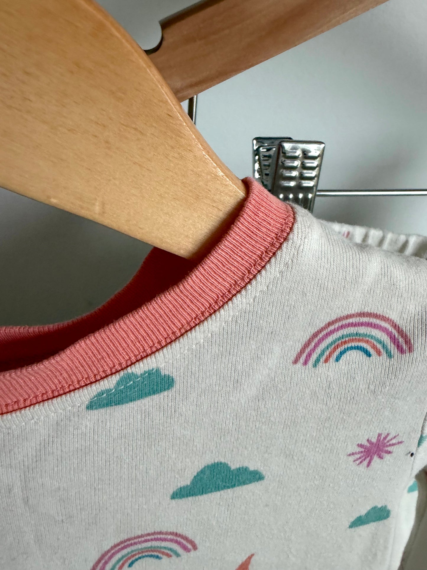 Hatley Rainbow, Moon, Cloud PJ Set / 2T