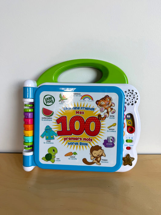 Learning Friends 100 Words Book / 18-48m (No Shipping)