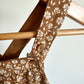Brown Floral Overalls / 3-6m