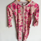 Bonds Pink Flower with Black Outlines Sleeper / 18-24m
