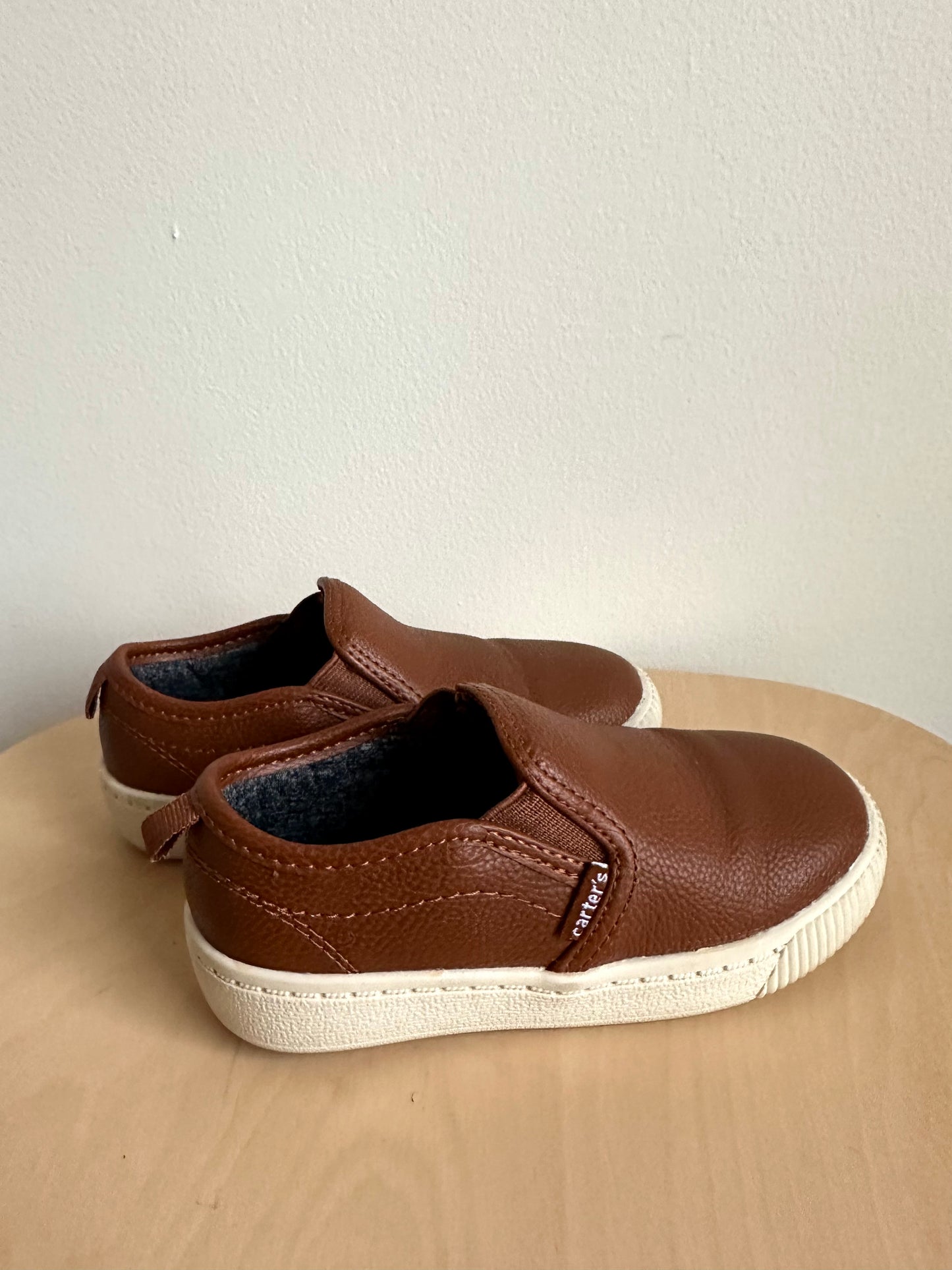 Brown Slip On Shoes / Size 9M Toddler