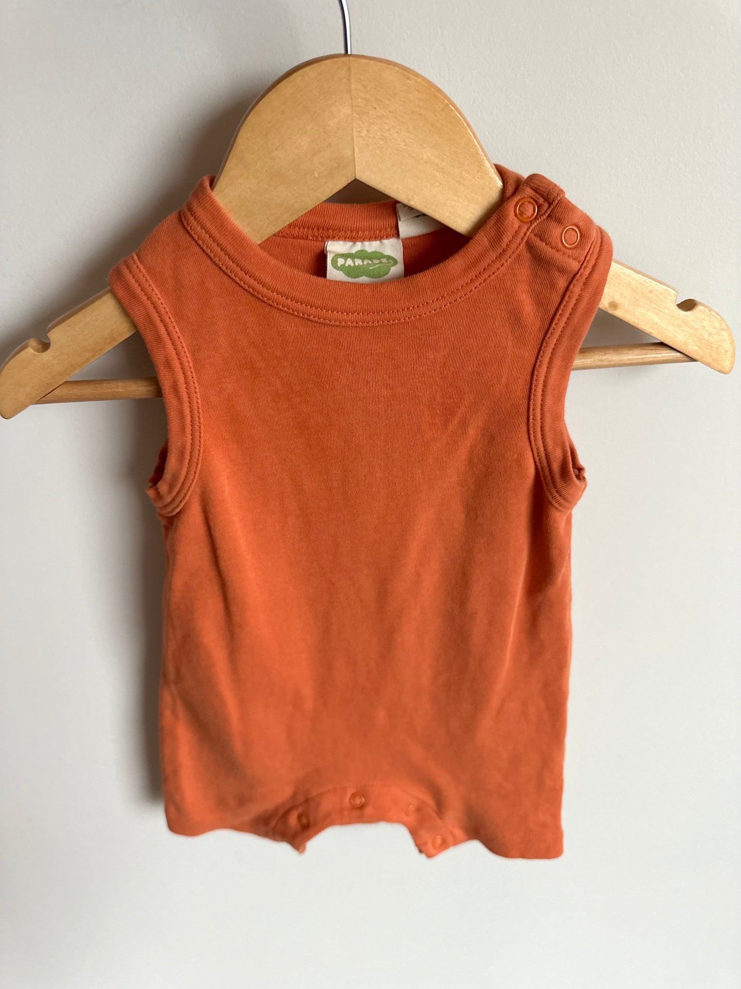 Parade Organic Orange Romper / 3-6m