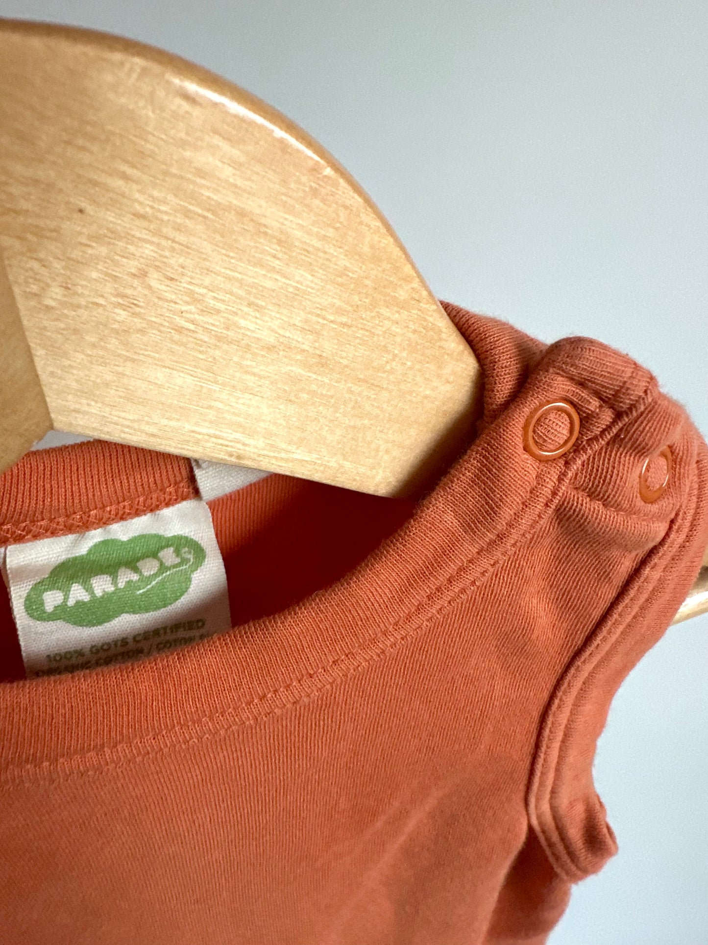 Parade Organic Orange Romper / 3-6m