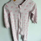 Bow Pink Footless Sleeper / 3T