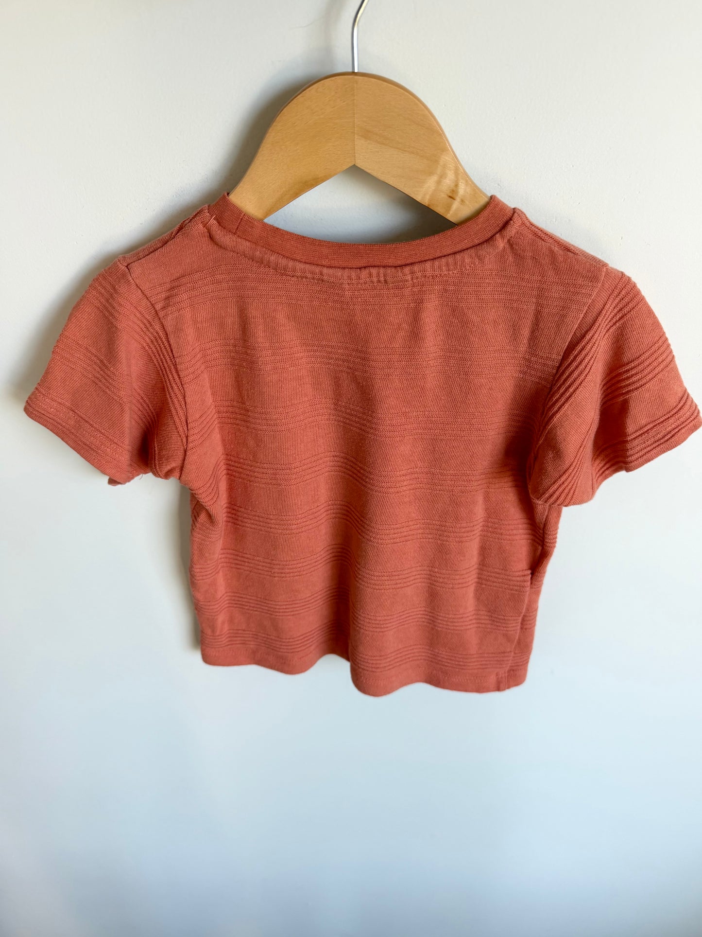 Mayoral Coral Striped T-shirt / 3T