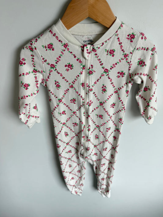 Rose Pattern Sleeper / 3T