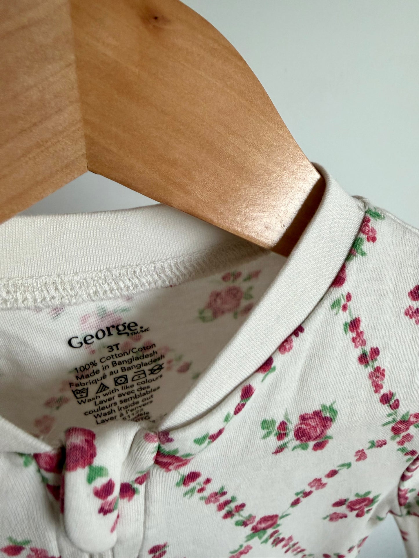 Rose Pattern Sleeper / 3T