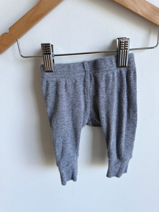 Grey Tapered Pants / 0-3m