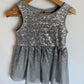 Gap Grey Sequin Tulle Dress / 4-5 years(XS)