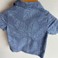 Palm Leaves Collared Button Up Top / 18m