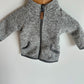 Zipper Grey Sweater / 0-3m