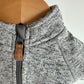 Zipper Grey Sweater / 0-3m
