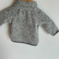 Zipper Grey Sweater / 0-3m