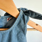 Denim Bow Knotted Shoulders Jumpsuit / 6-9m