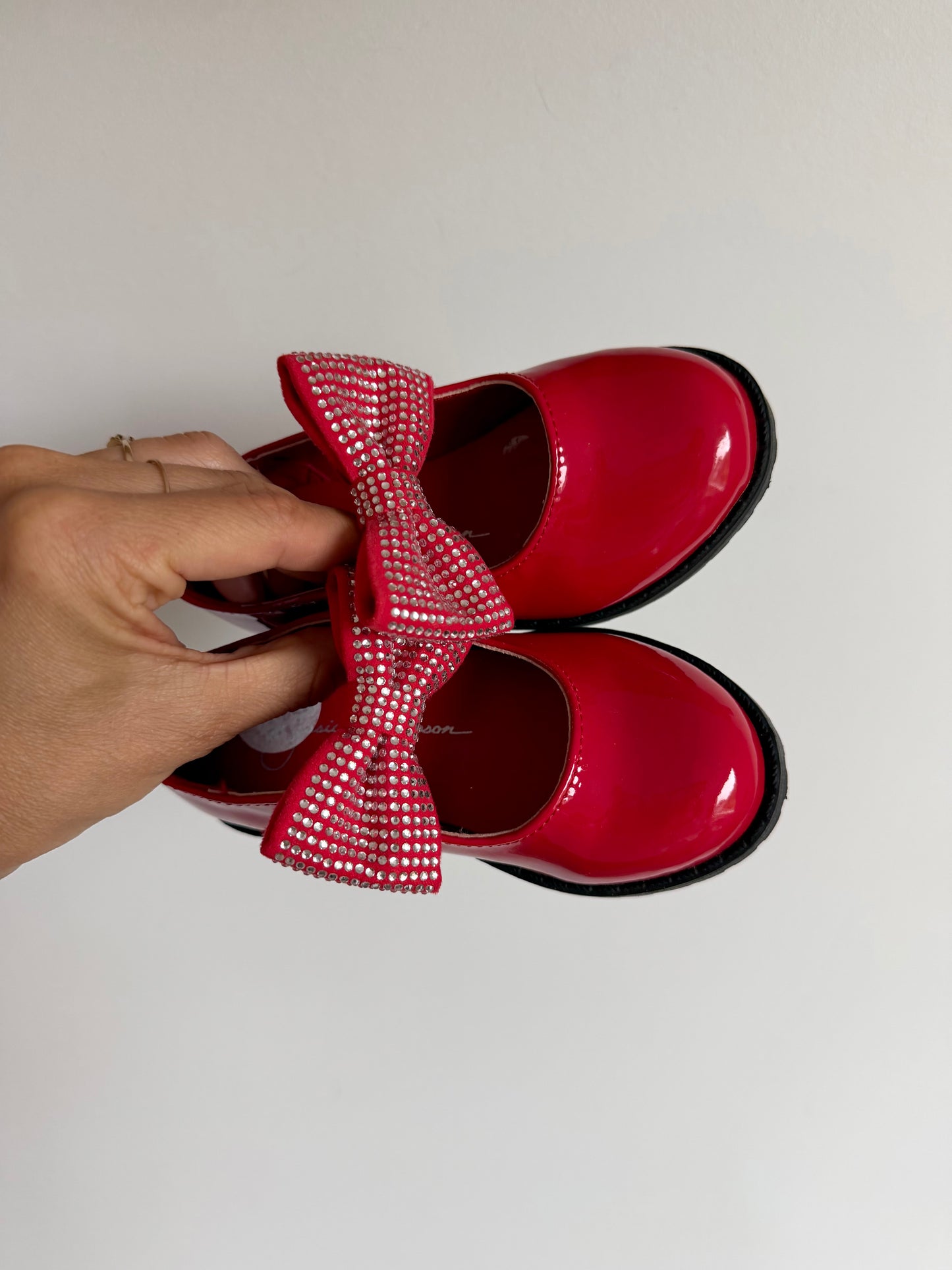 Jessica Simpson Red Bow Shoes / Size 7 Toddler