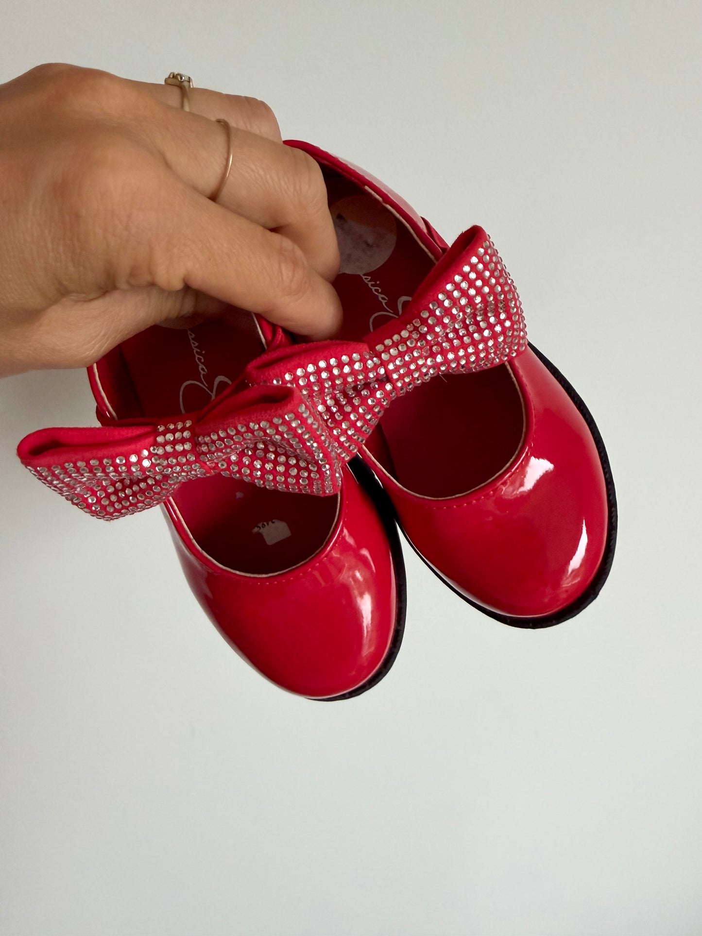 Jessica Simpson Red Bow Shoes / Size 7 Toddler