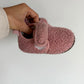 Pink Fuzzy Shoes / Size 6-7 Toddler?