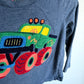 Mini Boden Embroidered Monster Truck Long Sleeve / 2-3T